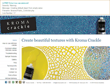 Tablet Screenshot of kromacrackle.com
